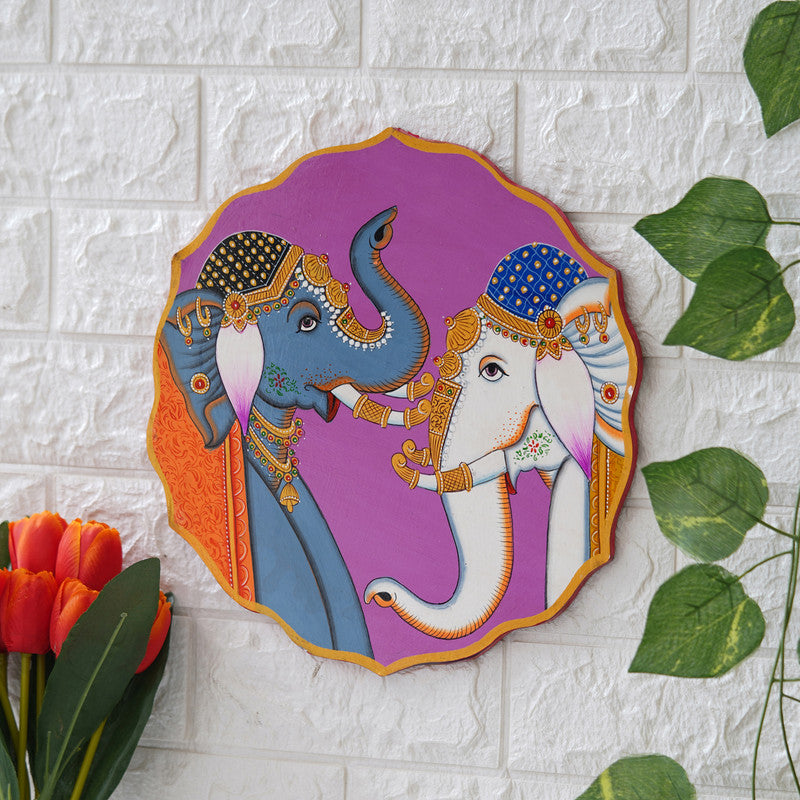 Handmade Pichwai Wall Painting – Creative & Positive Home Decor – Waterproof & Dust Resistant