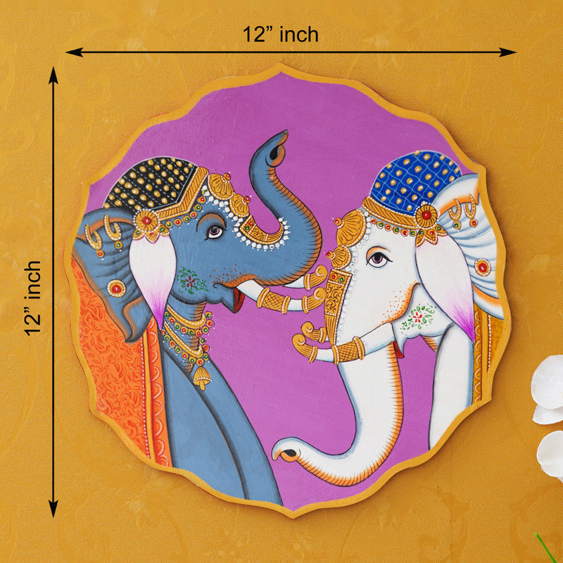 Handmade Pichwai Wall Painting – Creative & Positive Home Decor – Waterproof & Dust Resistant
