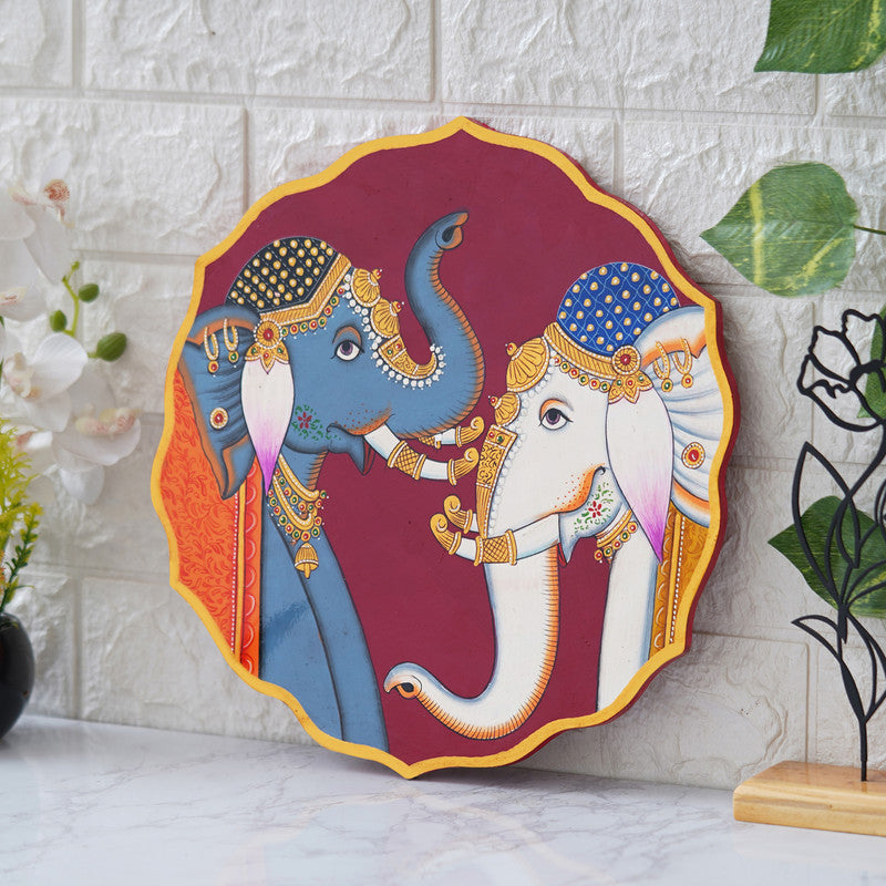 Handmade Pichwai Wall Painting – Creative & Positive Home Decor – Waterproof & Dust Resistant