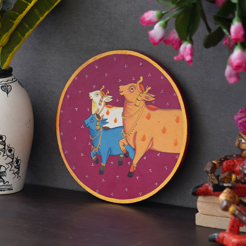 Handmade Pichwai Wall Painting – Creative & Positive Home Decor – Waterproof & Dust Resistant