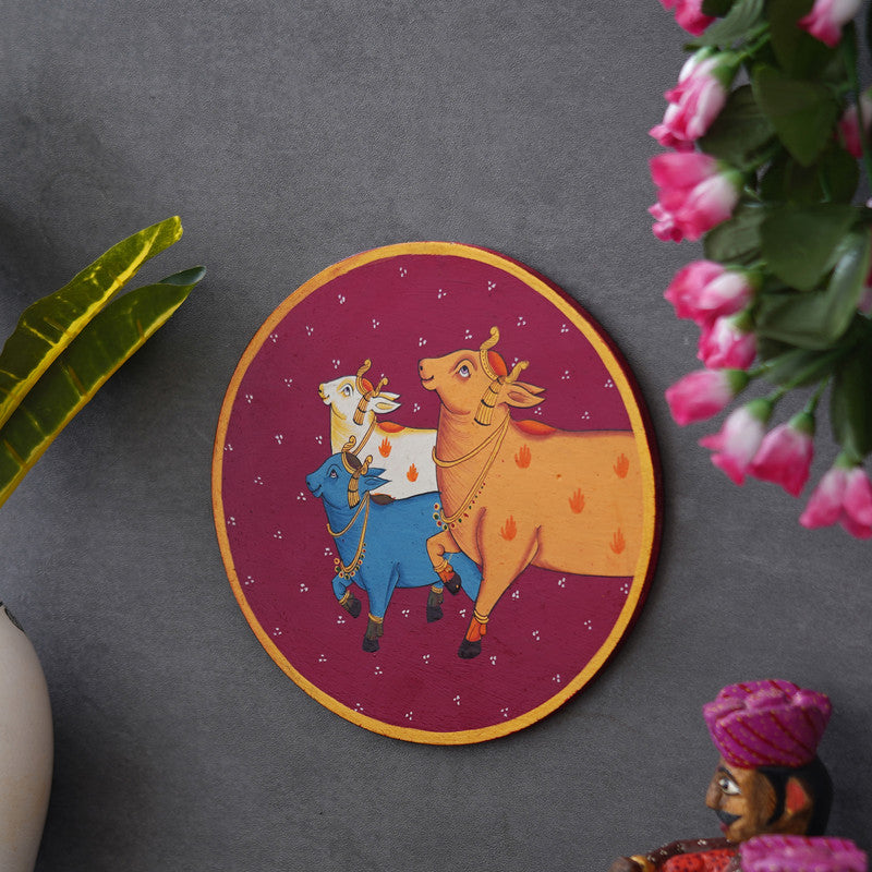 Handmade Pichwai Wall Painting – Creative & Positive Home Decor – Waterproof & Dust Resistant