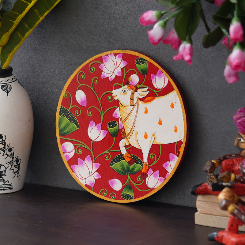 Handmade Pichwai Wall Painting – Creative & Positive Home Decor – Waterproof & Dust Resistant