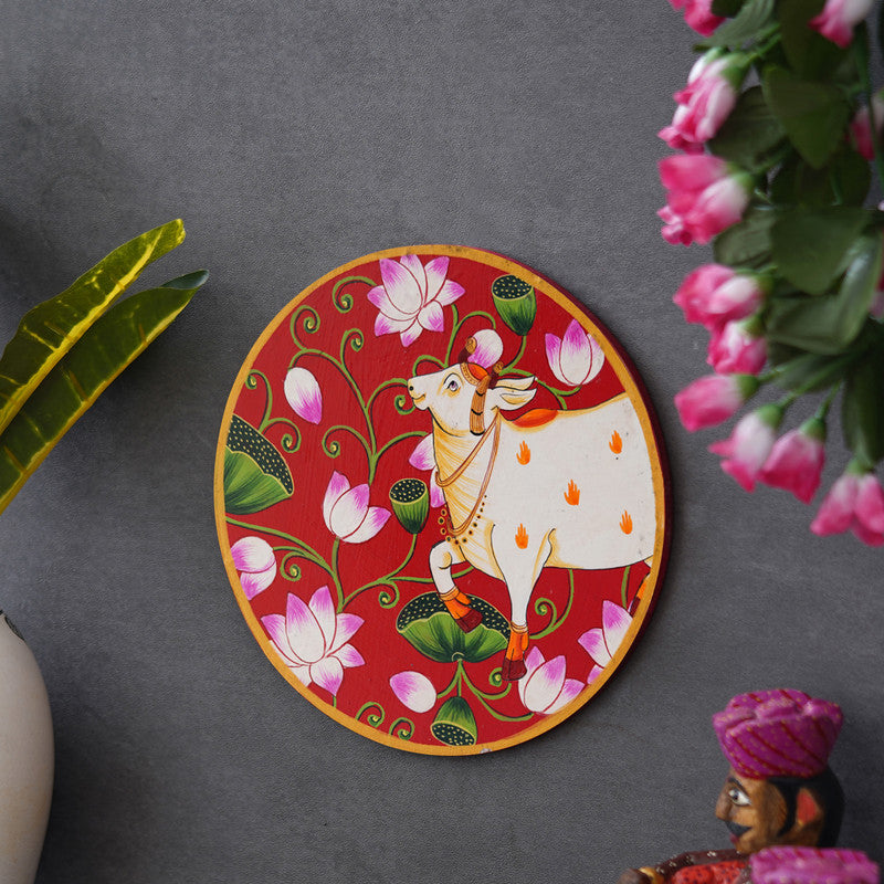 Handmade Pichwai Wall Painting – Creative & Positive Home Decor – Waterproof & Dust Resistant