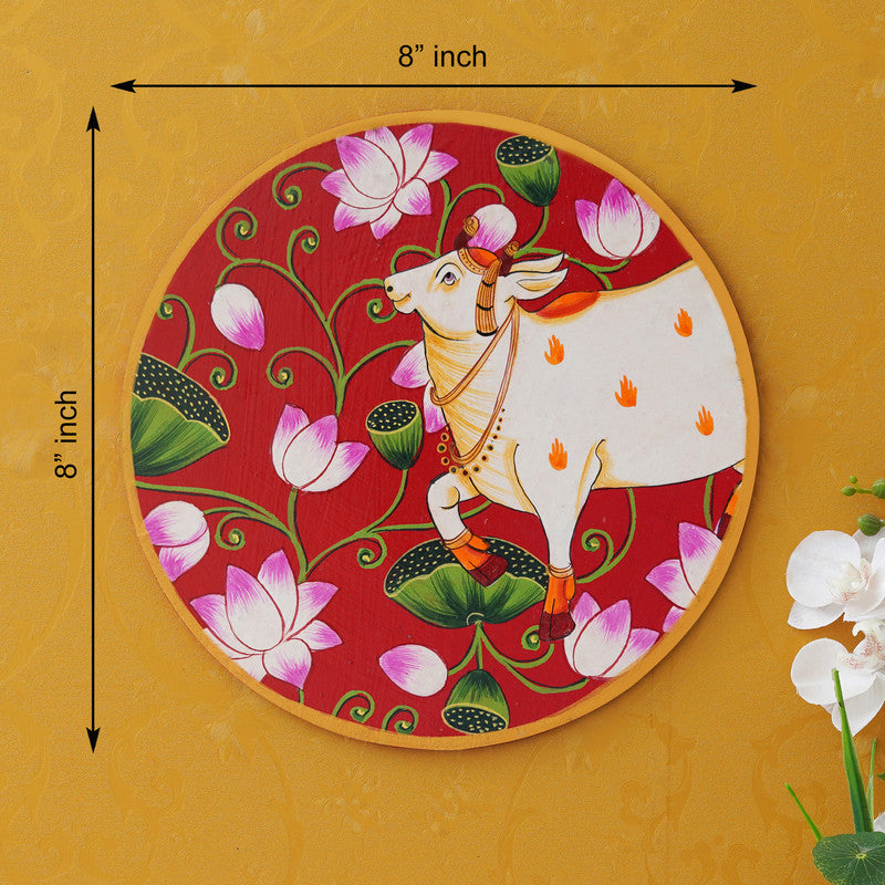 Handmade Pichwai Wall Painting – Creative & Positive Home Decor – Waterproof & Dust Resistant