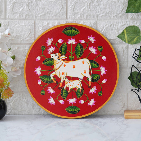 Handmade Pichwai Wall Painting – Creative & Positive Home Decor – Waterproof & Dust Resistant