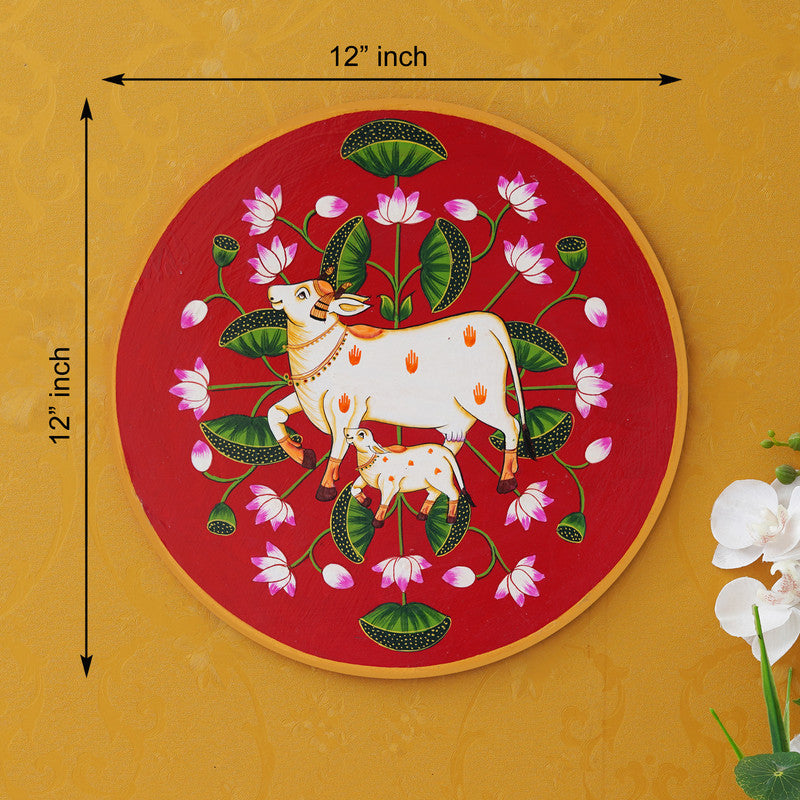 Handmade Pichwai Wall Painting – Creative & Positive Home Decor – Waterproof & Dust Resistant