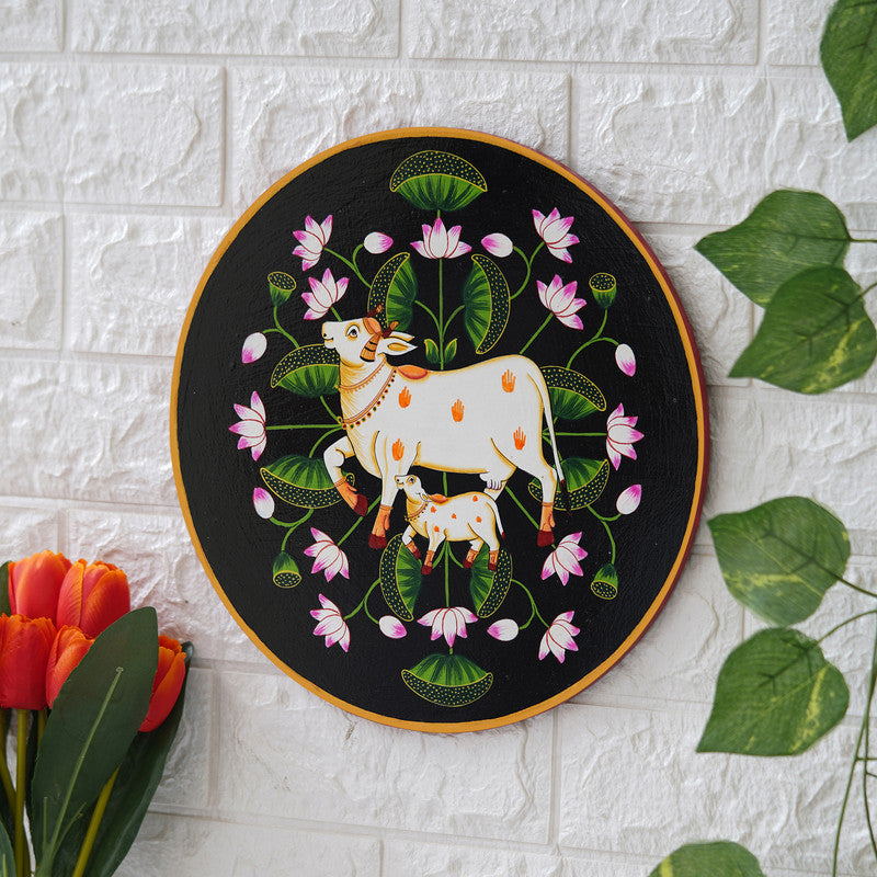 Handmade Pichwai Wall Painting – Creative & Positive Home Decor – Waterproof & Dust Resistant