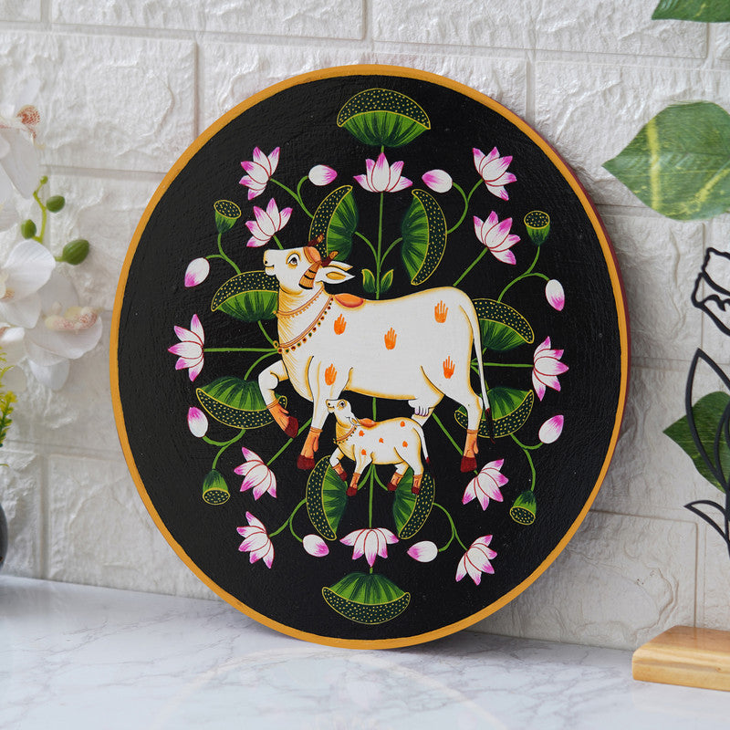 Handmade Pichwai Wall Painting – Creative & Positive Home Decor – Waterproof & Dust Resistant