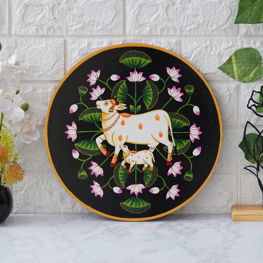 Handmade Pichwai Wall Painting – Creative & Positive Home Decor – Waterproof & Dust Resistant