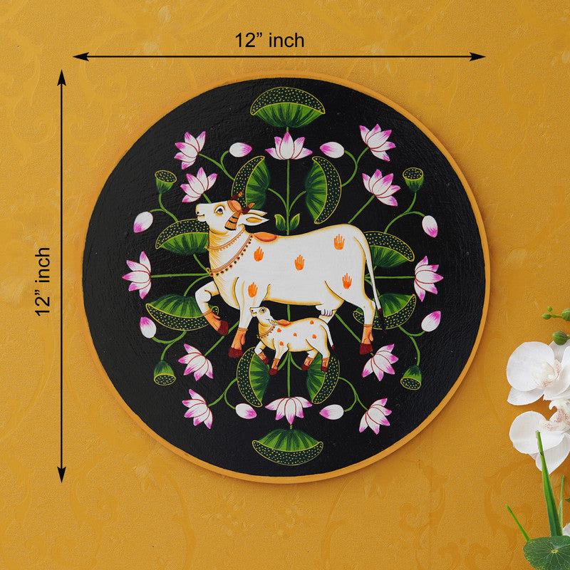 Handmade Pichwai Wall Painting – Creative & Positive Home Decor – Waterproof & Dust Resistant
