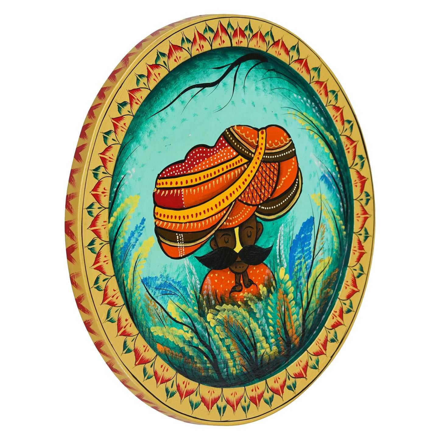 Handmade Pichwai Wall Painting – Creative & Positive Home Decor – Waterproof & Dust Resistant