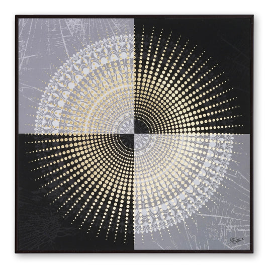 Golden Horizon – Artistic Modern Abstract Wall Art