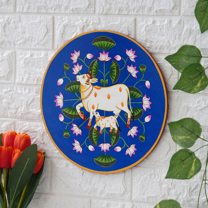 Handmade Pichwai Wall Painting – Creative & Positive Home Decor – Waterproof & Dust Resistant