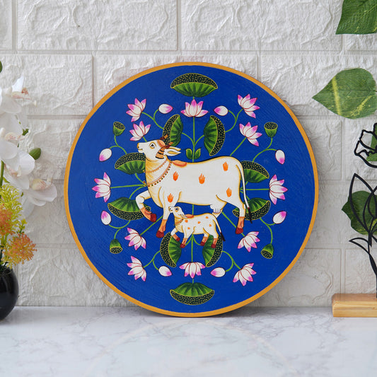 Handmade Pichwai Wall Painting – Creative & Positive Home Decor – Waterproof & Dust Resistant