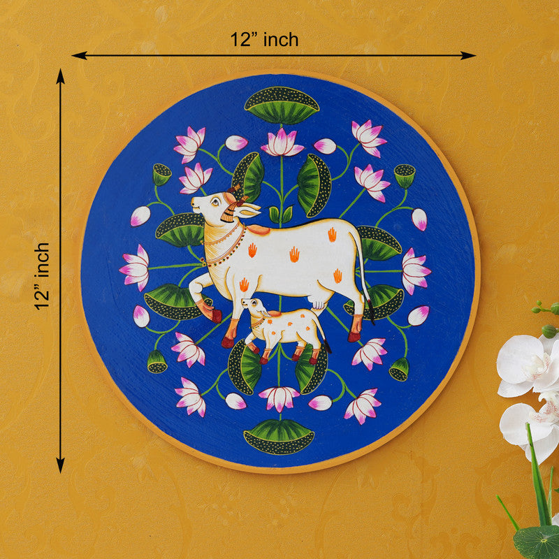 Handmade Pichwai Wall Painting – Creative & Positive Home Decor – Waterproof & Dust Resistant