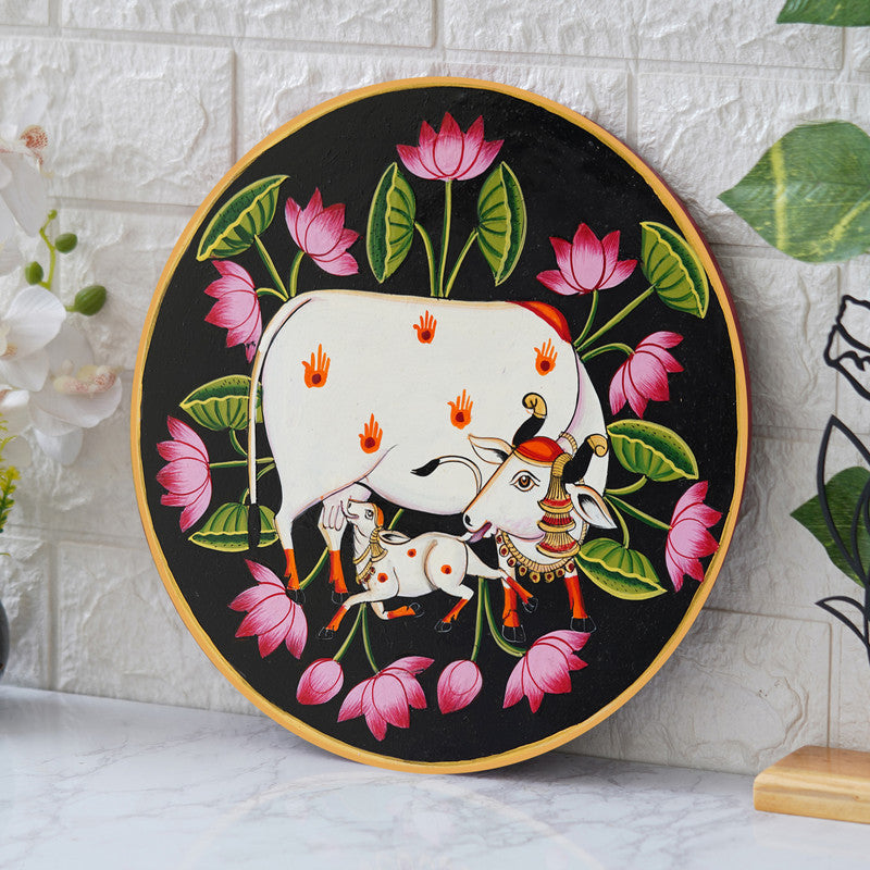 Handmade Pichwai Wall Painting – Creative & Positive Home Decor – Waterproof & Dust Resistant