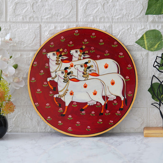 Handmade Pichwai Wall Painting – Creative & Positive Home Decor – Waterproof & Dust Resistant