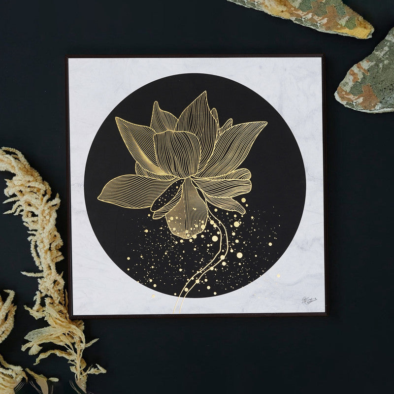 Golden Horizon – Artistic Modern Abstract Wall Art