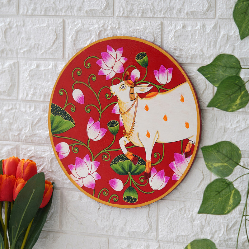 Handmade Pichwai Wall Painting – Creative & Positive Home Decor – Waterproof & Dust Resistant