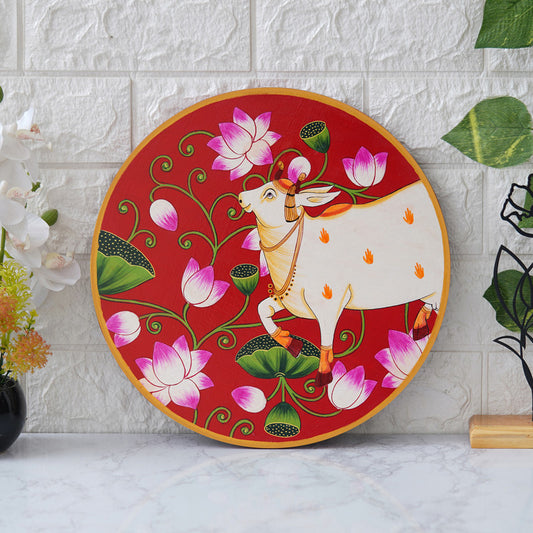 Handmade Pichwai Wall Painting – Creative & Positive Home Decor – Waterproof & Dust Resistant