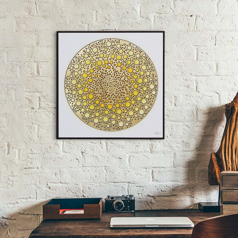 Golden Horizon – Artistic Modern Abstract Wall Art