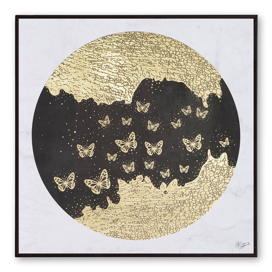 Golden Horizon – Artistic Modern Abstract Wall Art