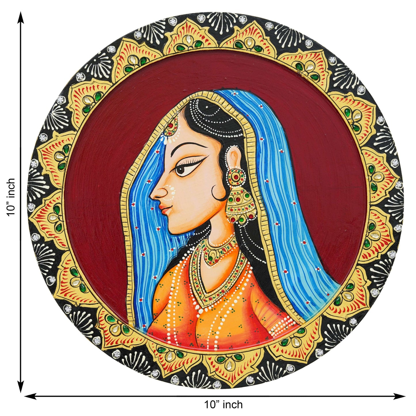Handmade Pichwai Wall Painting – Creative & Positive Home Decor – Waterproof & Dust Resistant