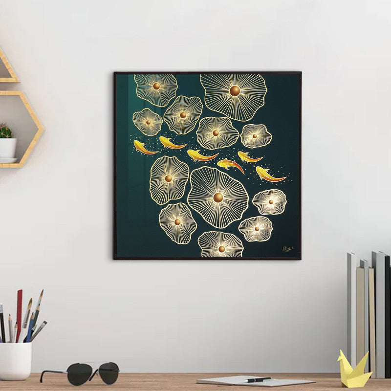 Golden Horizon – Artistic Modern Abstract Wall Art