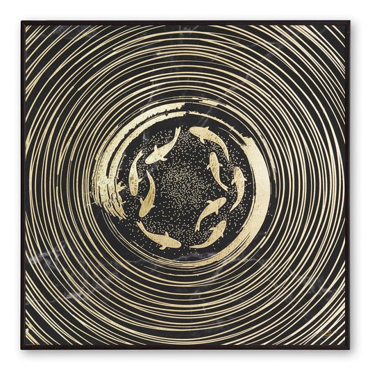 Golden Horizon – Artistic Modern Abstract Wall Art