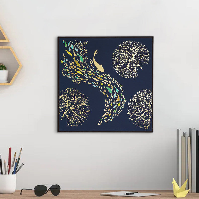 Golden Horizon – Artistic Modern Abstract Wall Art
