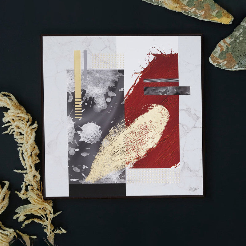 Golden Horizon – Artistic Modern Abstract Wall Art