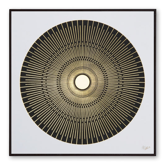 Golden Horizon – Artistic Modern Abstract Wall Art
