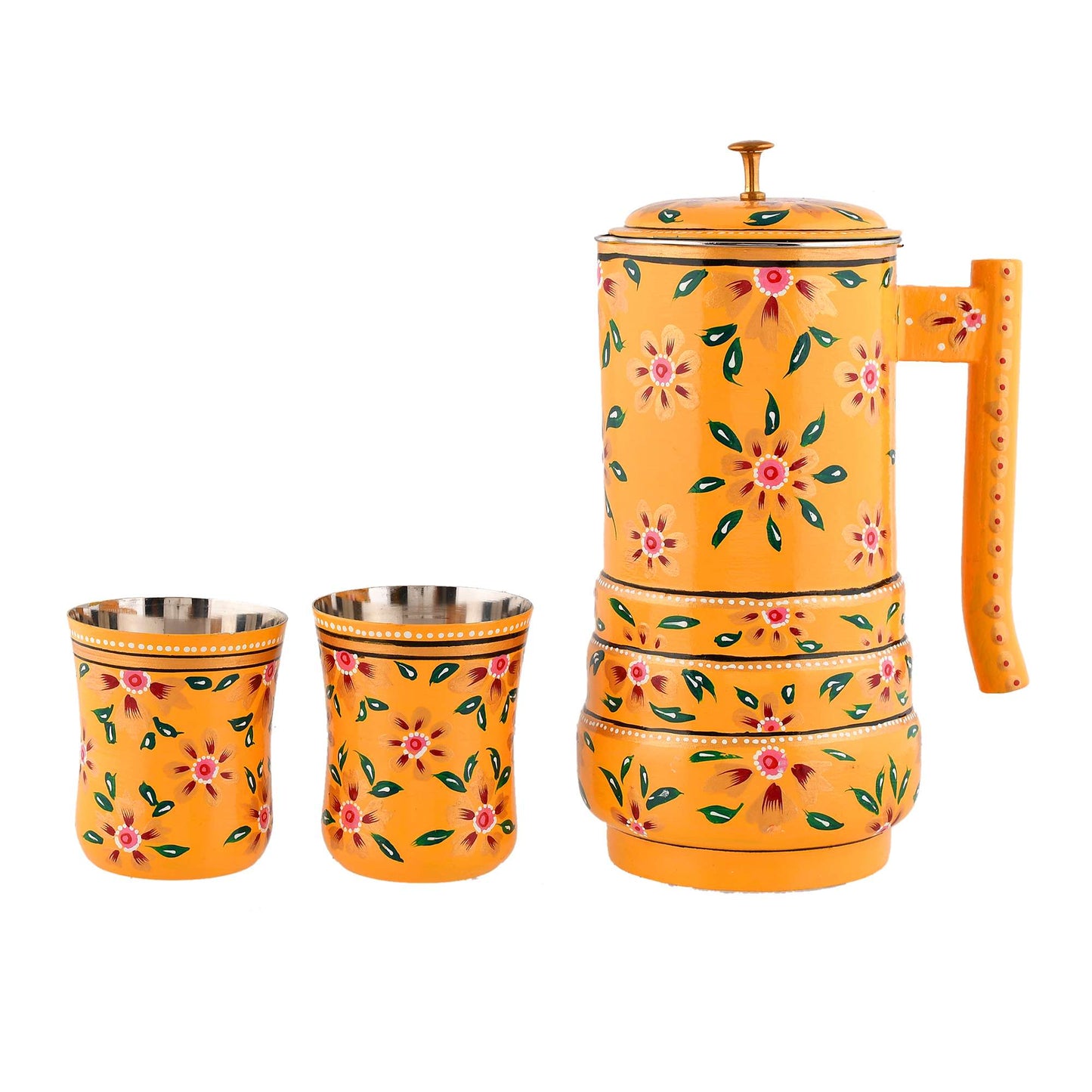 Artisan Aluminium Jug & glass set