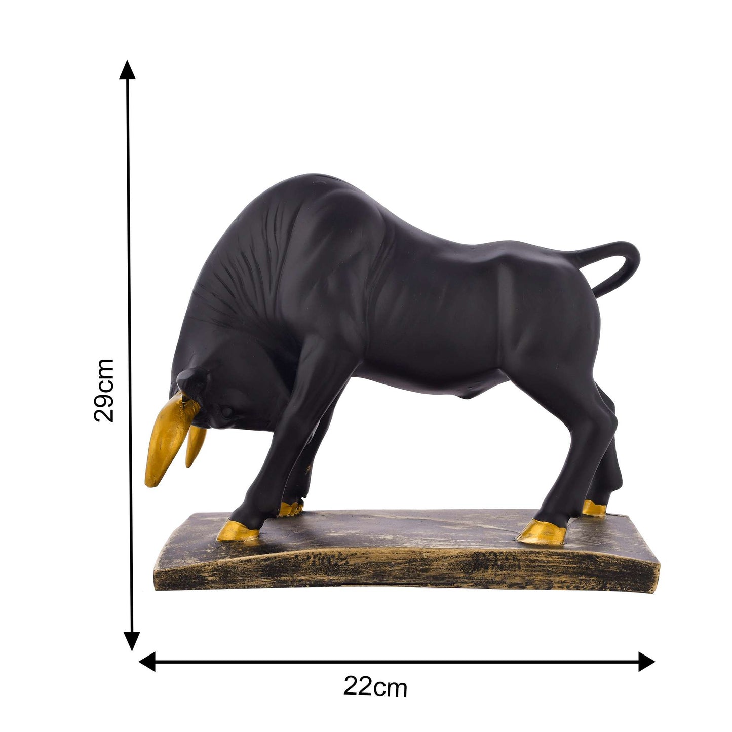 Artistic Bull Statue Gift – Geometric Home Decor Sculpture for Art Lovers & Collectors