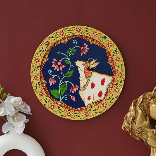 Handmade Pichwai Wall Painting – Creative & Positive Home Decor – Waterproof & Dust Resistant