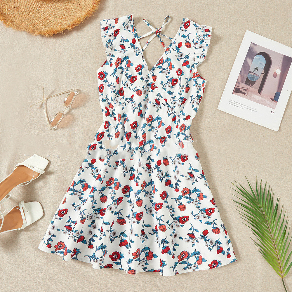 Blossom Breeze: Mother-Daughter Matching Floral Dress Set