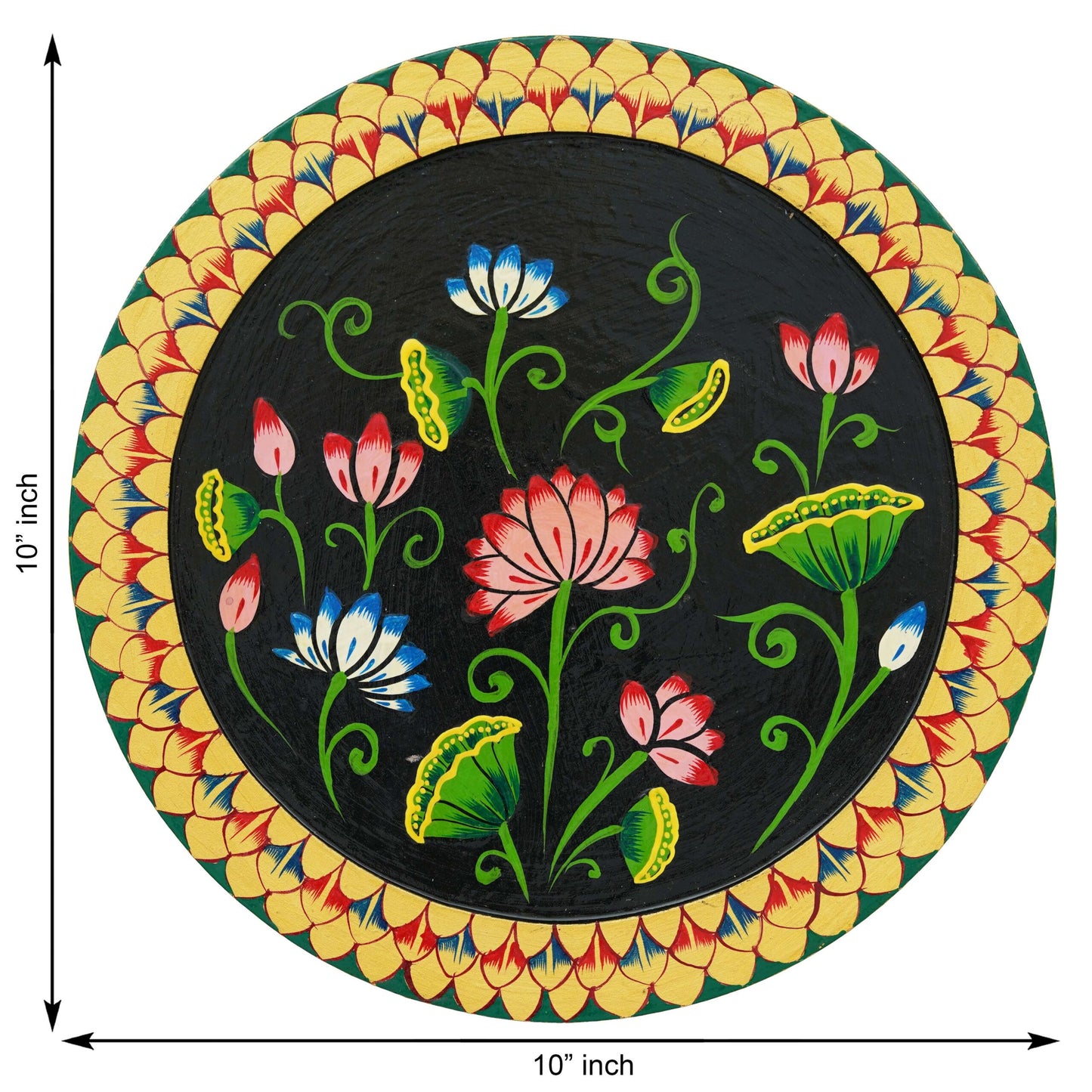 Handmade Pichwai Wall Painting – Creative & Positive Home Decor – Waterproof & Dust Resistant