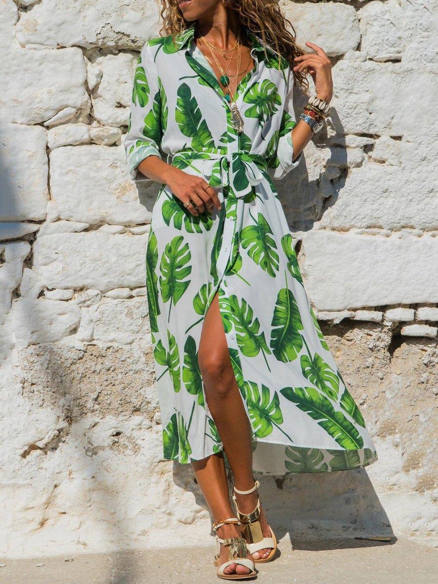 ✨ "Madrid Chiffon Floral Maxi Dress for Women"