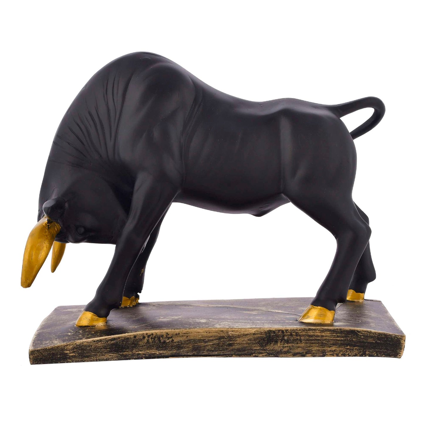 Artistic Bull Statue Gift – Geometric Home Decor Sculpture for Art Lovers & Collectors