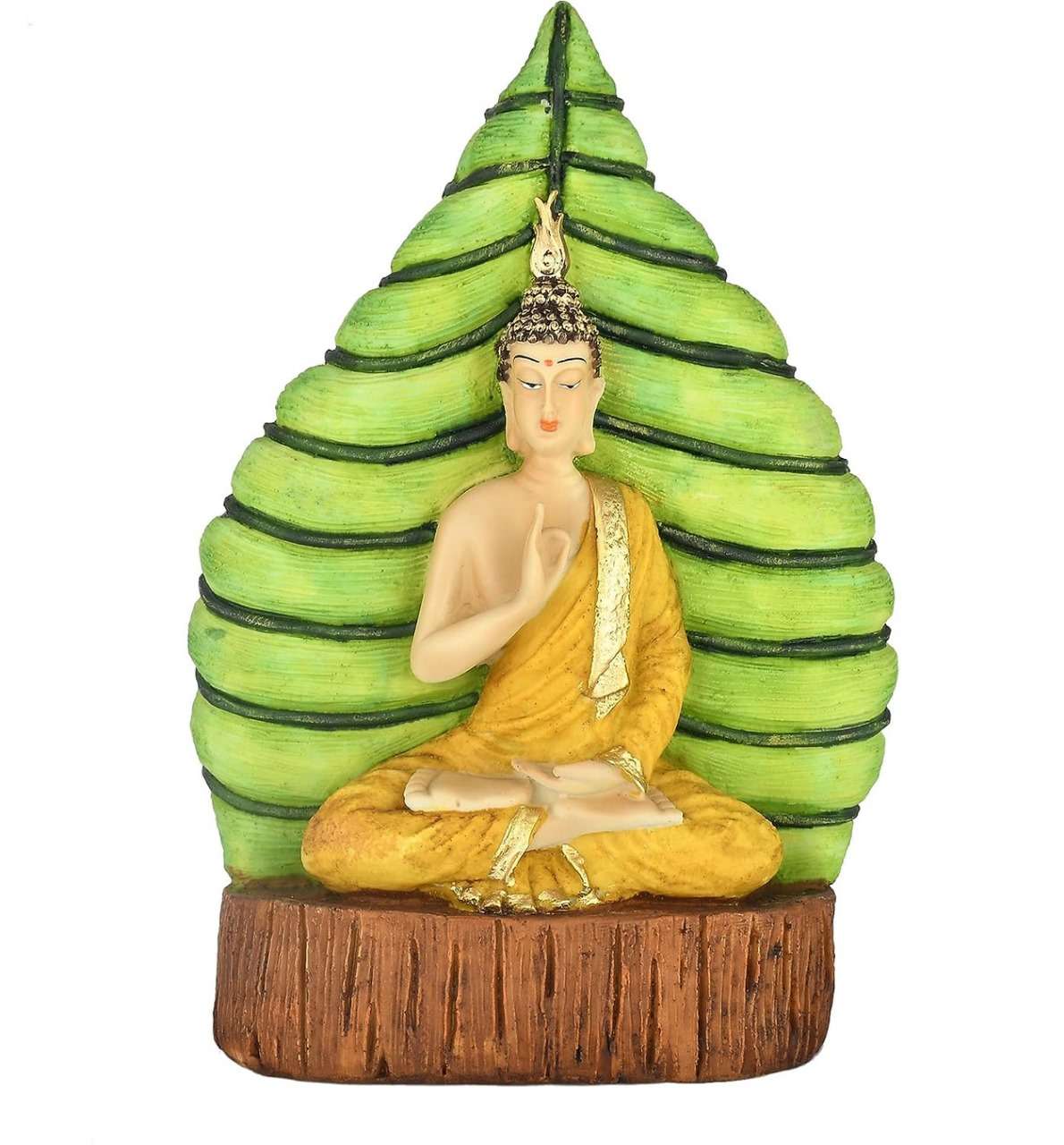 Buddha Under Bodhi Tree Statue – Handcrafted Meditation Decor for Home and Garden