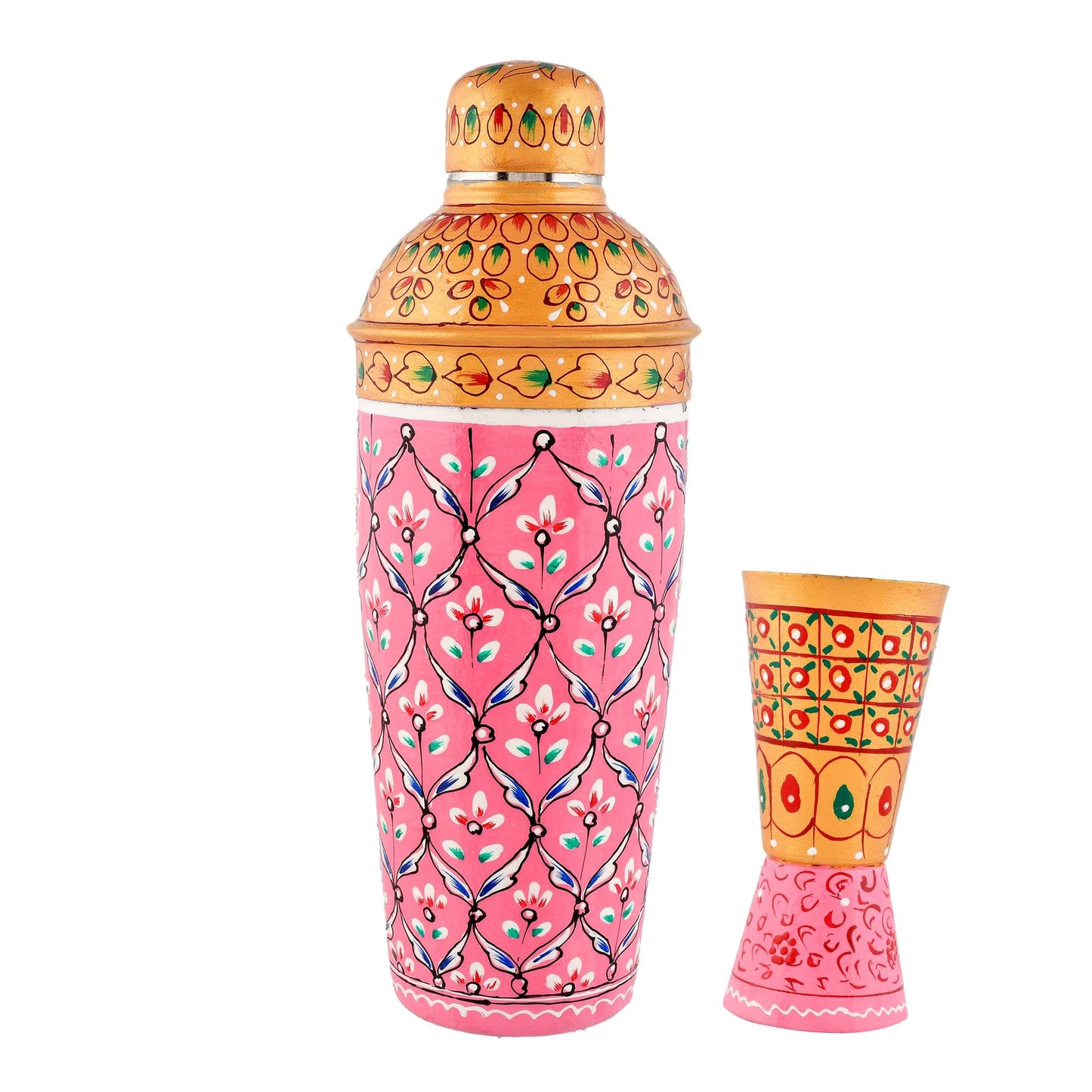 Classic Aluminium Flask with Multipurpose glass