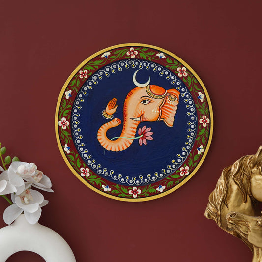 Handmade Pichwai Wall Painting – Creative & Positive Home Decor – Waterproof & Dust Resistant