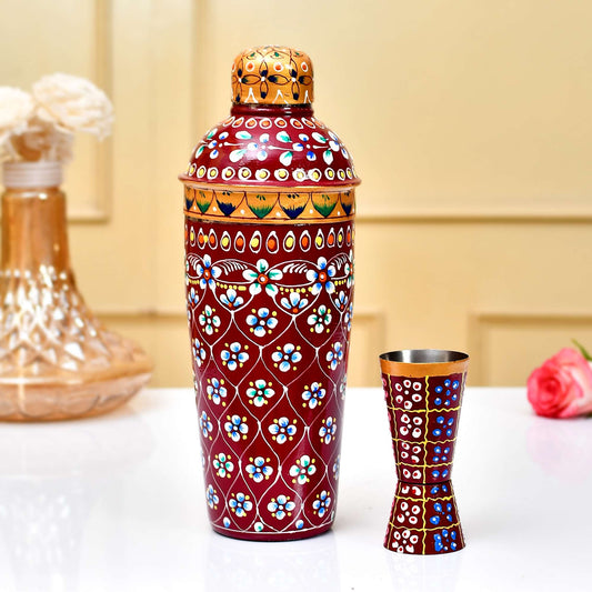 Classic Aluminium Flask with Multipurpose glass