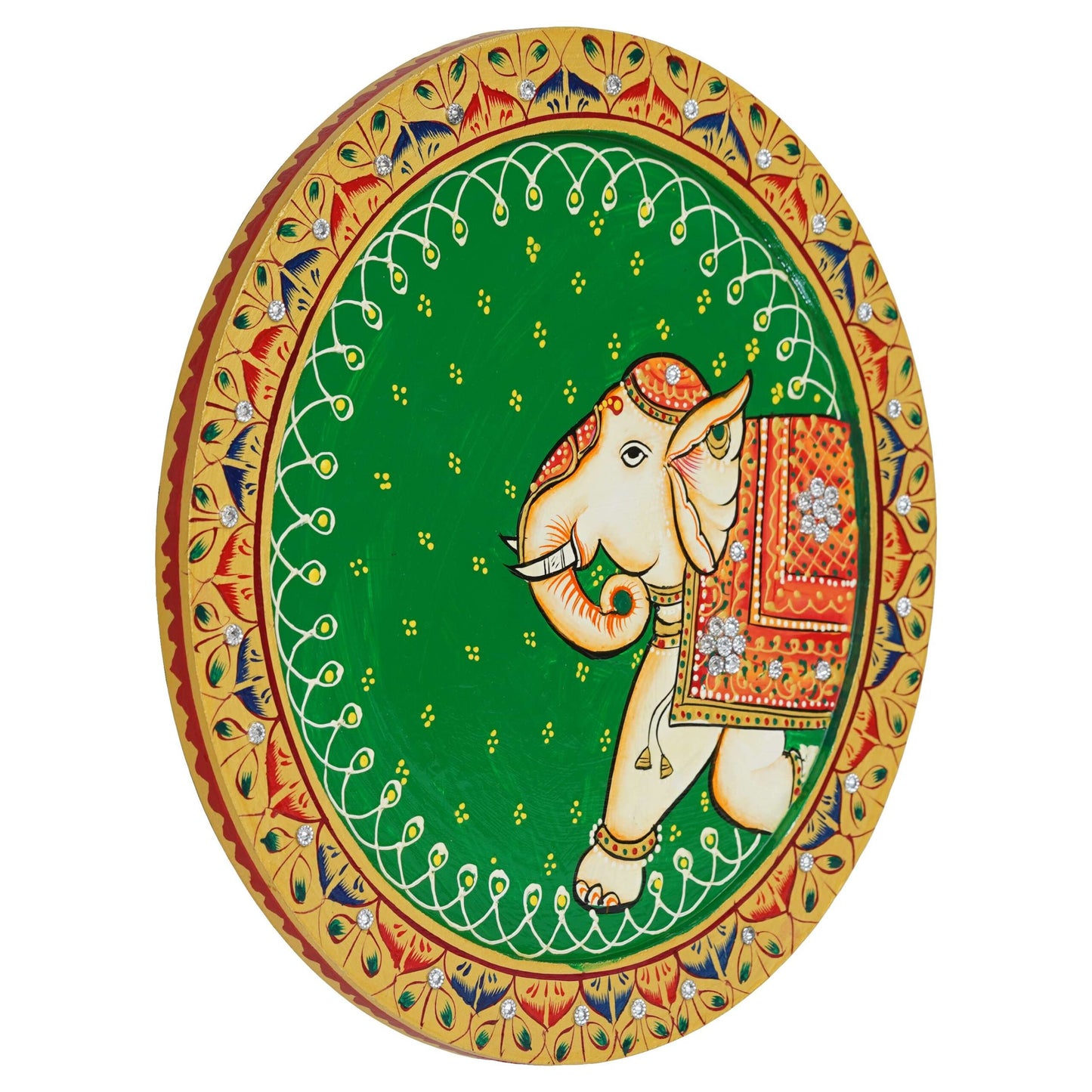 Handmade Pichwai Wall Painting – Creative & Positive Home Decor – Waterproof & Dust Resistant