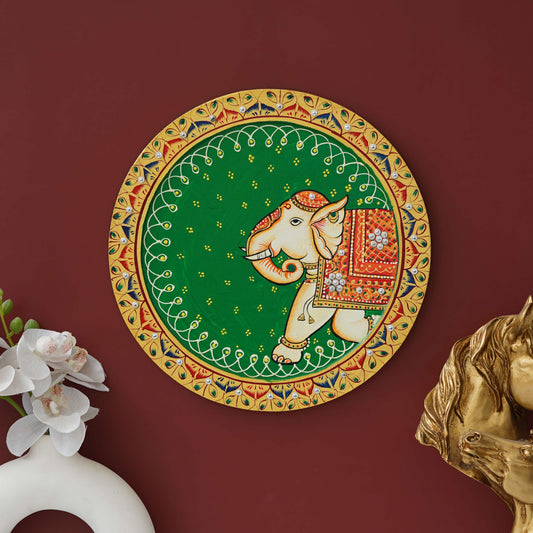 Handmade Pichwai Wall Painting – Creative & Positive Home Decor – Waterproof & Dust Resistant