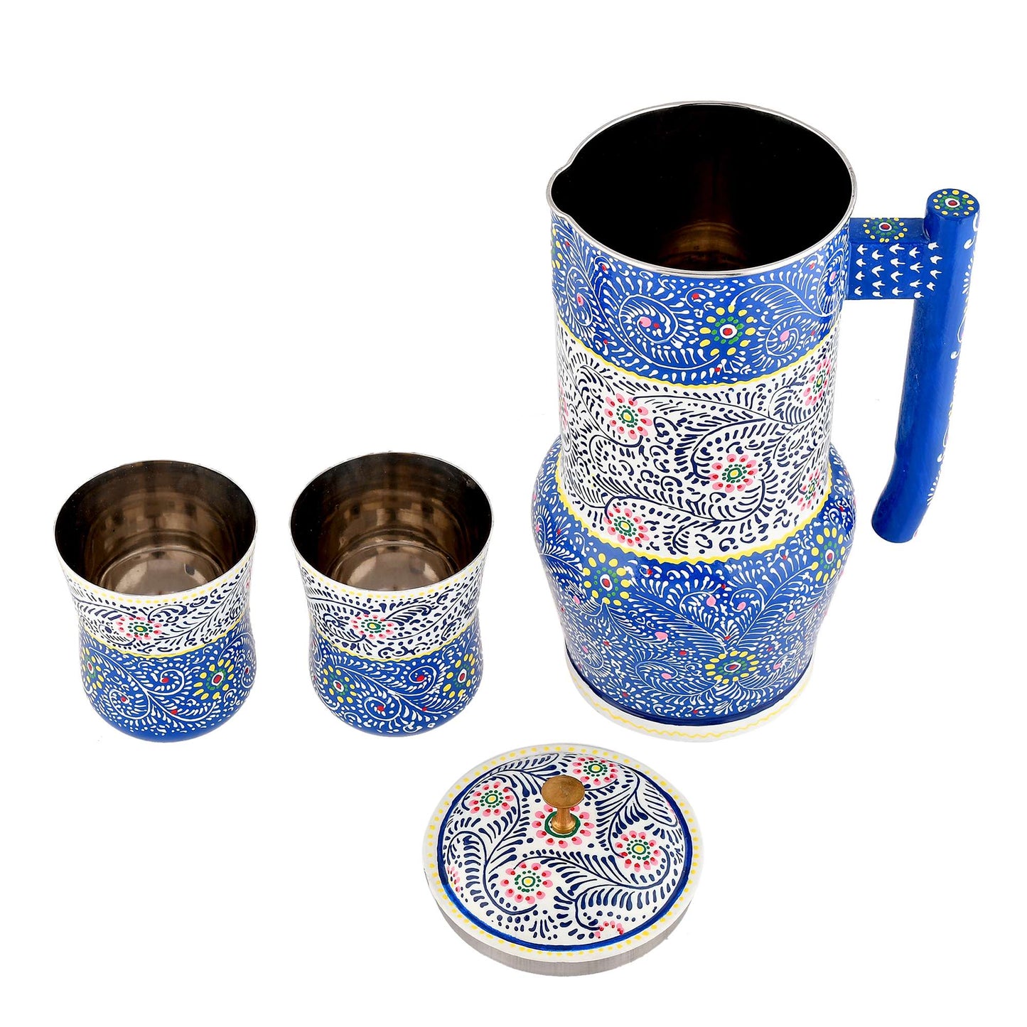 Artisan Aluminium Jug & glass set