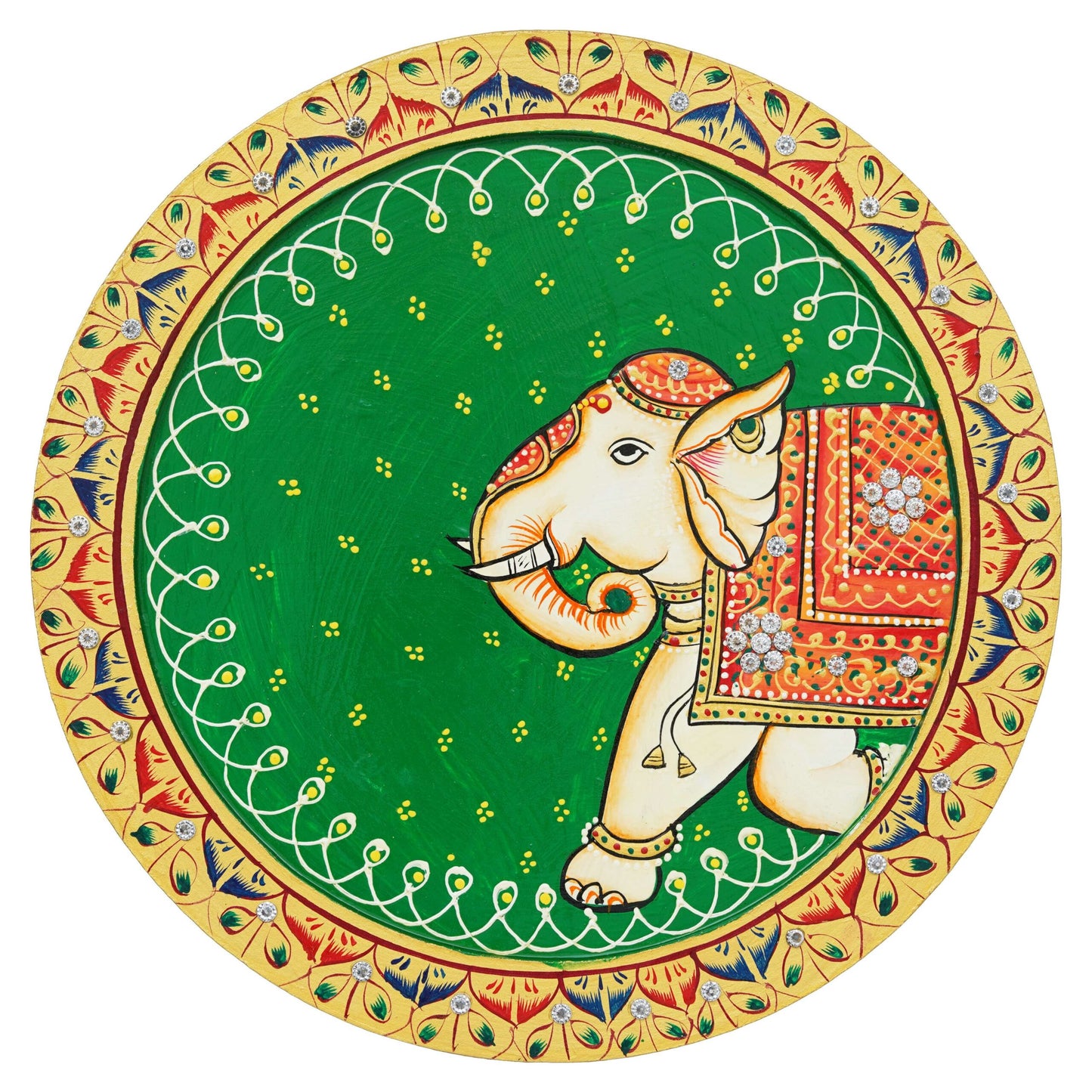 Handmade Pichwai Wall Painting – Creative & Positive Home Decor – Waterproof & Dust Resistant