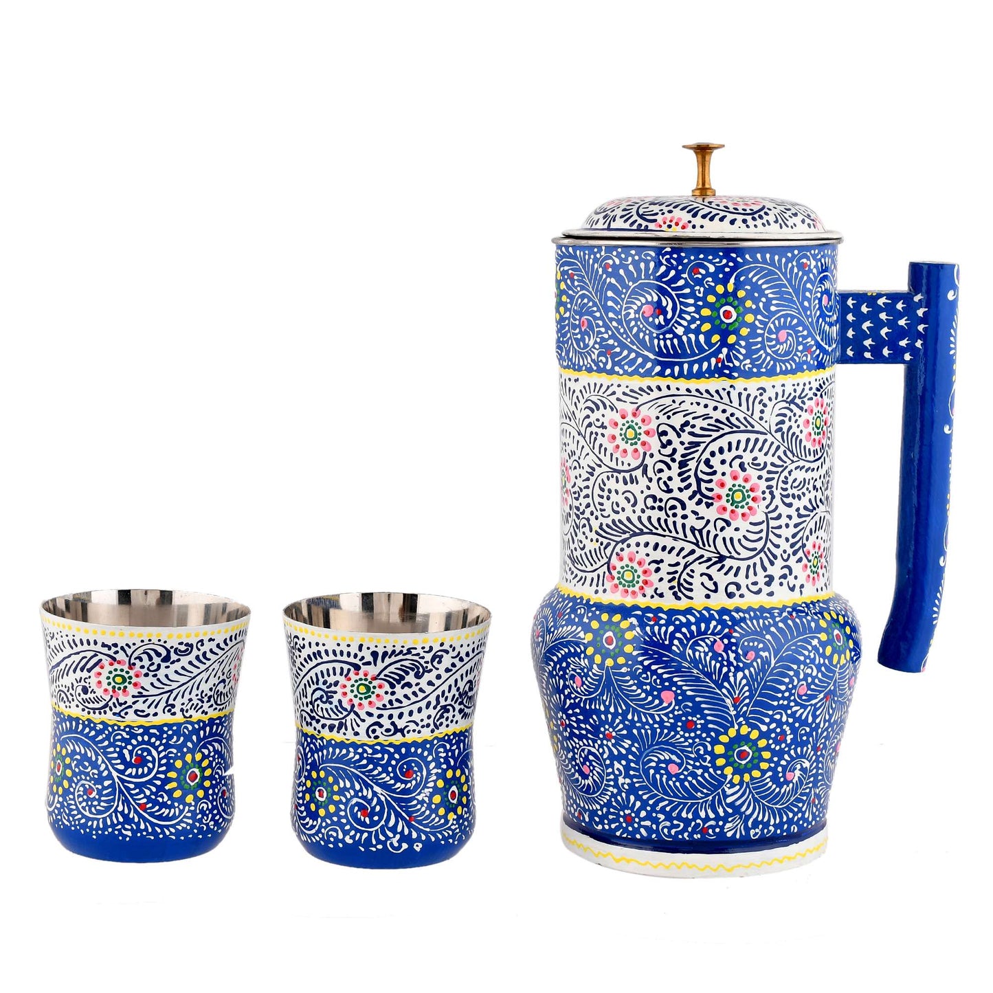 Artisan Aluminium Jug & glass set