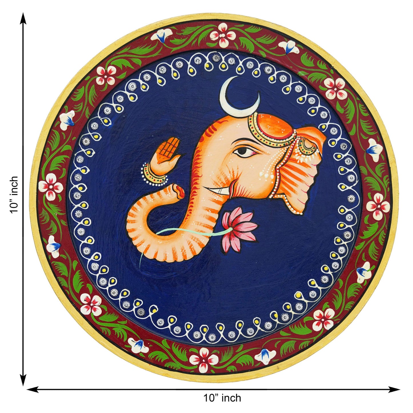 Handmade Pichwai Wall Painting – Creative & Positive Home Decor – Waterproof & Dust Resistant
