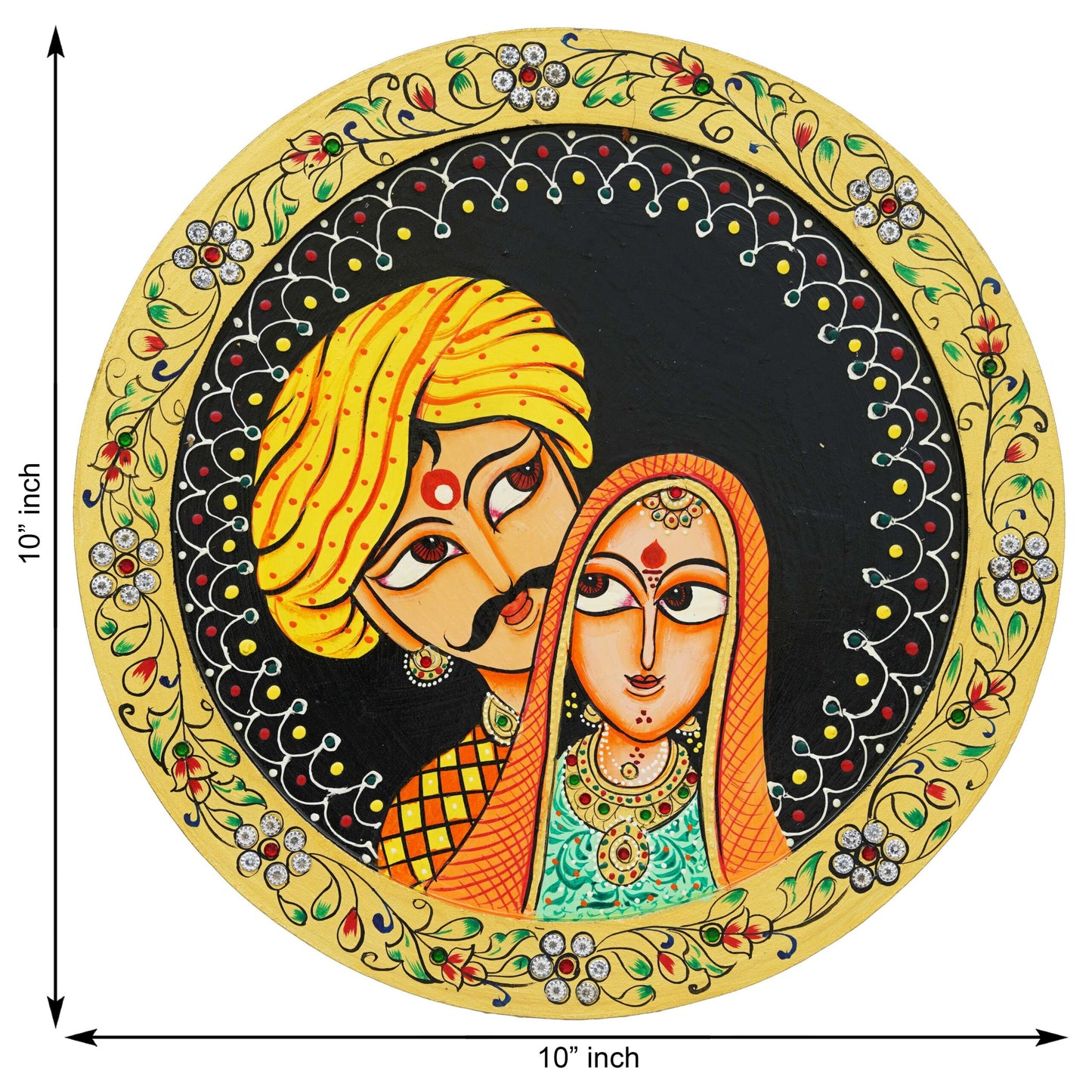 Handmade Pichwai Wall Painting – Creative & Positive Home Decor – Waterproof & Dust Resistant